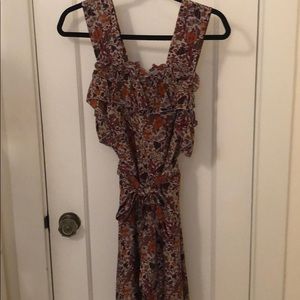 Madewell x Karen Walker Silk Floral Rosalie Dress